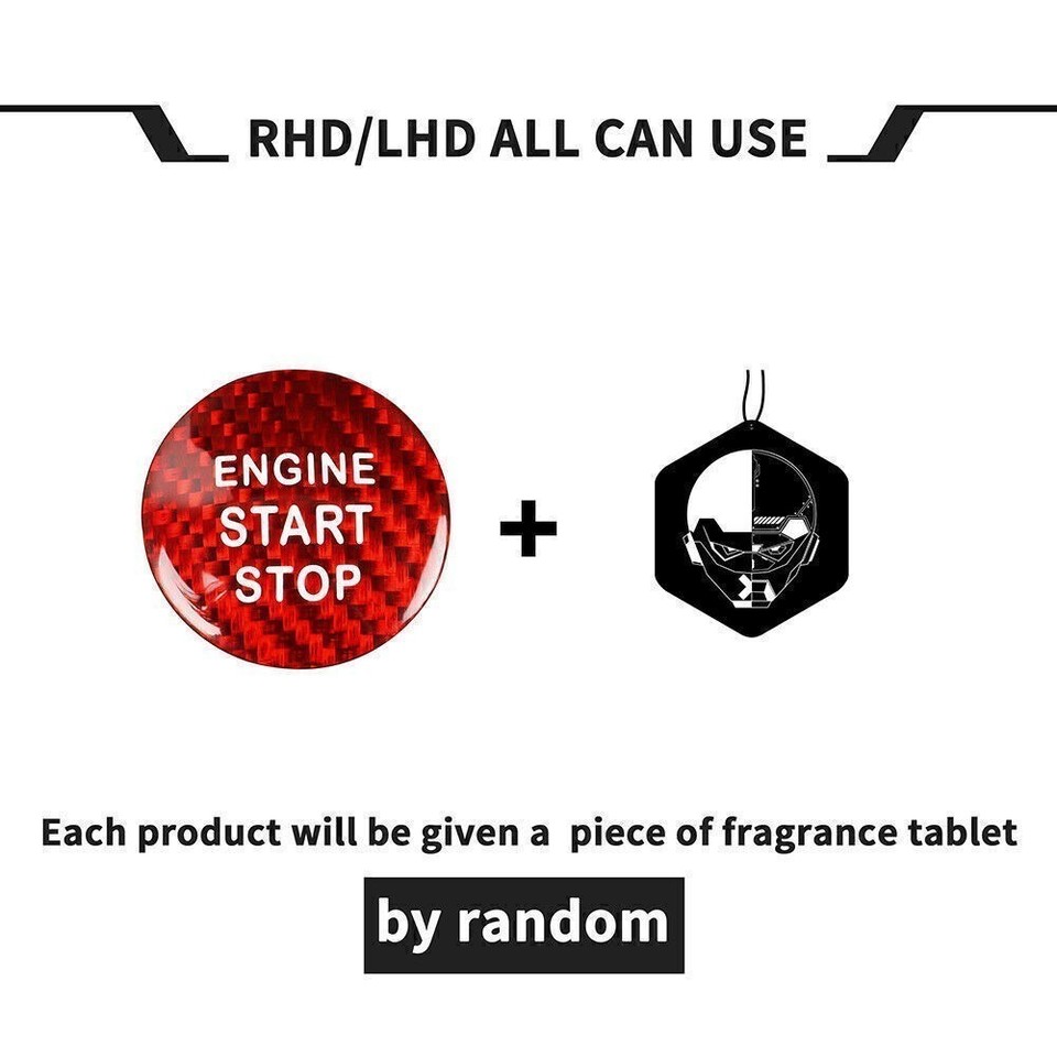 Red Engine Start Stop Push Button Cover For LEXUS IS ES GS NX RX LX RC ...