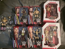 WWE ELITE & Ultimate LOT 7 figures Cody Rhodes CM Punk Stephanie Vaquero Austin