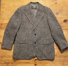 Vntg Harris Tweed Alexanders Wide World Of Fashion Wool Sport Coat SZ 42R