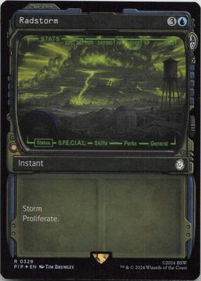 Radstorm Showcase FOIL R Universes Beyond: Fallout 329 MTG
