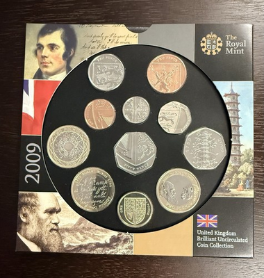 #ad #ad 2009 Kew Gardens 50p Royal Mint Brilliant Uncirculated Coin Set Free Pamp;P GBP 250.00