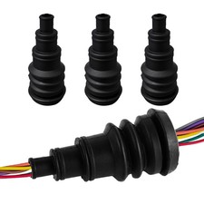 4 PCS Universal Firewall Boot, Rubber Grommets Can Accommodate 3/8 to 1 Inch ...