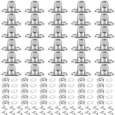 30 Piece Set Grade Twist Lock Fasteners Turn Button Eyelet and Stud, Mounting Sc