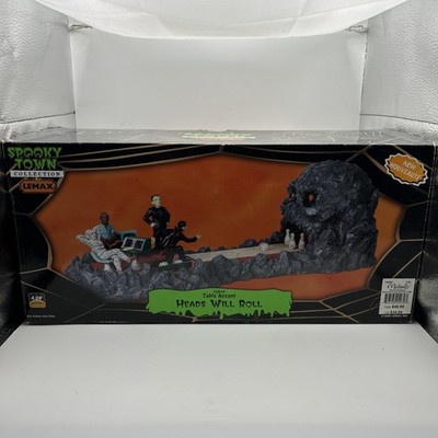 LEMAX Spooky Town Heads Will Roll Monster Bowling Alley Lighted