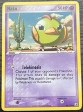 Natu 63/115 Pokemon TCG EX Unseen Forces Common Moderate Play MP