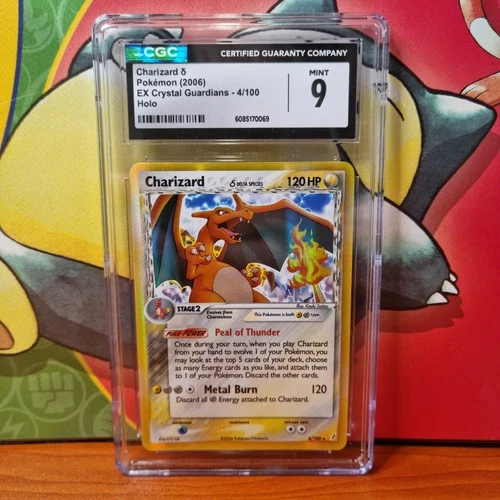 CGC 9 MINT Charizard 2006 EX Crystal Guardians 4/100 Holo Pokemon Card