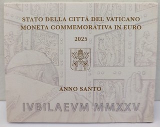 2 EURO VATICANO 2025 ANNO SANTO