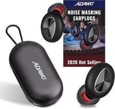 Noise Cancelling Ear Plugs for Sleeping, Travel Work - 50Db Reusable Silicone