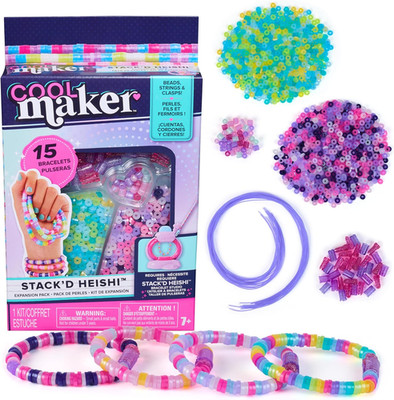Heishi Bead Bracelet Making Kit Expansion Pack Over 1300 Beads Makes 15