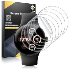 6 Pack for Google Pixel Watch 45mm Screen Protector, Pixel Watch 4/3 Screen P...