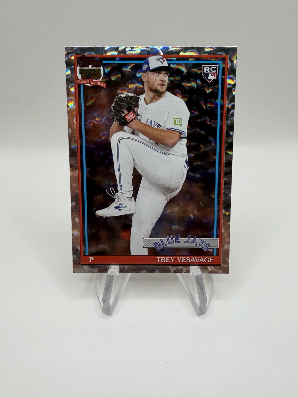 2026 Topps Series 2 - Trey Yesavage #91B2-33 - 1991 Crackle Foil (RC) Toronto