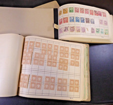Altdtldtld./Hungary/French Col., 3 thick, ancient selection binders, absolutely rustic find!