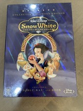 Disney "Snow White the Seven Dwarfs" Diamond Box Edition Bluray/DVD/Book / New