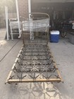 PreWWII European Brass Art Deco Twin Bed Frame