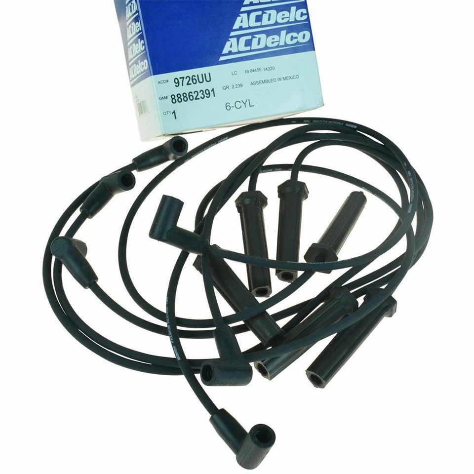 Juego de 6 cables de bujía AC Delco 9726UU Pro para Chevy Buick Oldsmobile Pontiac Foto 3 de 4