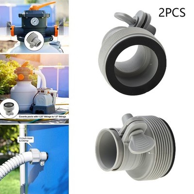 For Int-x Hose Adapter B Pool 1.25in To 1.5in Pump Parts Conversion Replacement