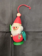 Vintage Steinbach Santa Claus Christmas Ornament made in Germany READ