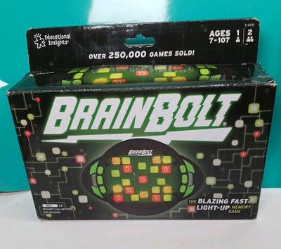 BrainBolt Brain Teaser Memory Game by Educational Insights **NEW IN BOX**