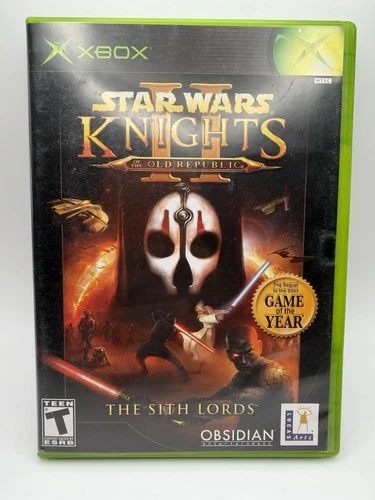 Star Wars Knights of the Old Republic II 2 Sith Lords XBOX Game CIB /w Reg Card