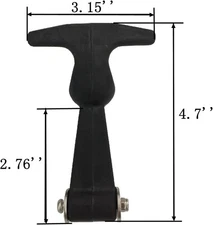 4 Packs Rubber Flexible Hasp T-Handle Draw Latches (Style 1..)