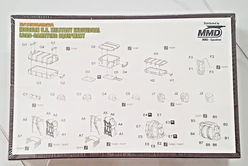 MENG 1/35 MODERN U.S. MILITARY INDIVIDUAL LOAD-CARRYING EQUIPMENT SPS-015 F/S - Picture 2 of 3