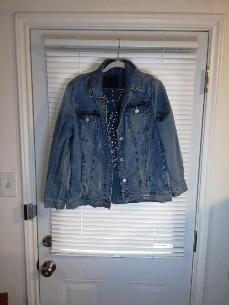 BLANKNYC denim jean jacket size small collar Blank nyc eBay