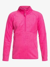 New NWT Roxy Girl Cascade Technical Zip-Up Fleece WarmFlight Pockets Size 14
