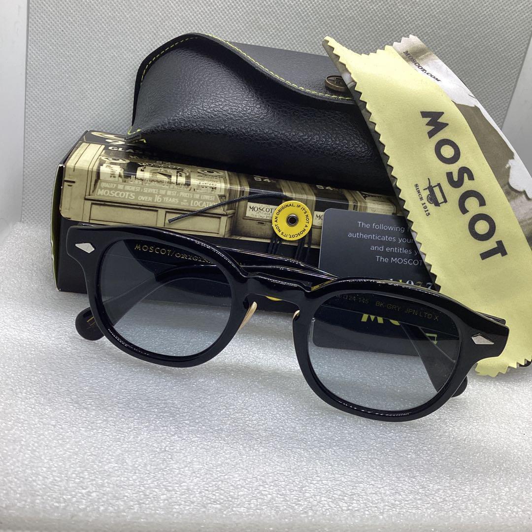 MOSCOT LEMTOSH JAPAN LIMITED 46 24-145 SUNGLASSES BLACK MOSCOT LEMTOSH JAPAN LIMITED 46 24-145 SUNGLASSES BLACK