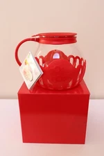 ECOLUTION 3 QUART MICRO-POP RED POPCORN POPPER ~ NEW WITH TAG