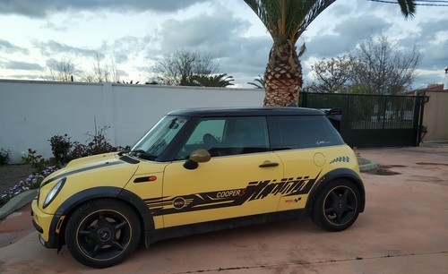 Kit Laterales Vinilos Pegatinas Decal Stickers Mini Cooper S One John Works - Imagen 2 de 2
