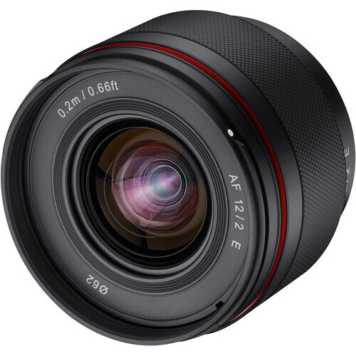 Samyang AF 12mm f2.0 Compact Ultra Wide-Angle Lens for Fujifilm X Sony E-Mount - Picture 2 of 5