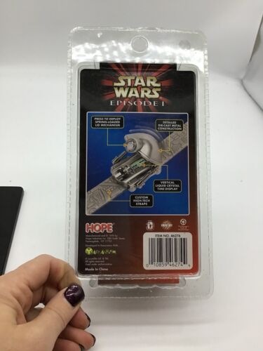Star Wars Episode 1 Die dunkle Bedrohung Grube Droide Druckguss Uhr versiegelte Packung - Bild 4 von 4