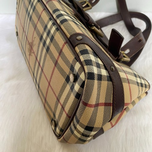 Borsa a tracolla BURBERRY vintage Haymarket Nova Check - Foto 6 di 12