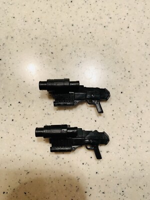 Lot Of 2 Star Wars Clone Trooper Commando Blaster Rifles Blocks Accessories