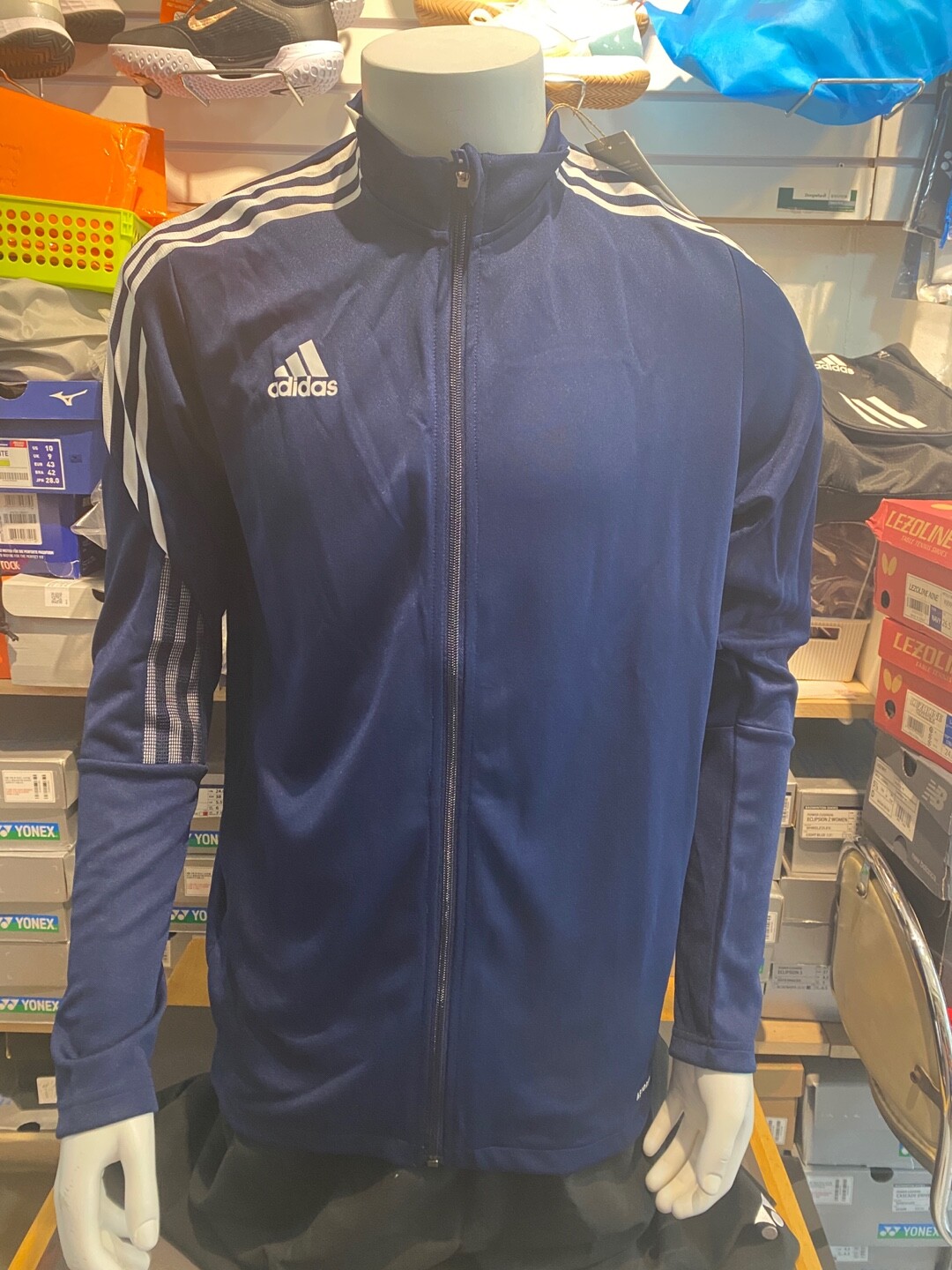 Спортивная куртка Adidas Tiro21 Мужская куртка Спортивный топ темно-синий 2XL AisaFit NWT GH4474 11590₽