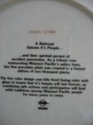 Vintage MO- PAC COLLECTOR'S PLATE "ACCIDENT PREVENTION THROUGH ENTHUSIASM" — photo 7