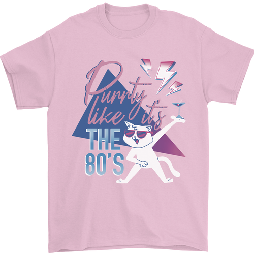 Gato Purrty Como It's The 80s Hombre Camiseta 100% Algodón - Imagen 62 de 102