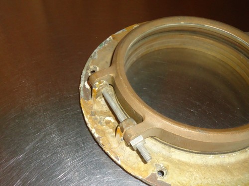 Vintage Messing Bronze WC Wilcox Crittenden 6" Bullauge Fenster Marine Boot WC2b - Bild 3 von 8