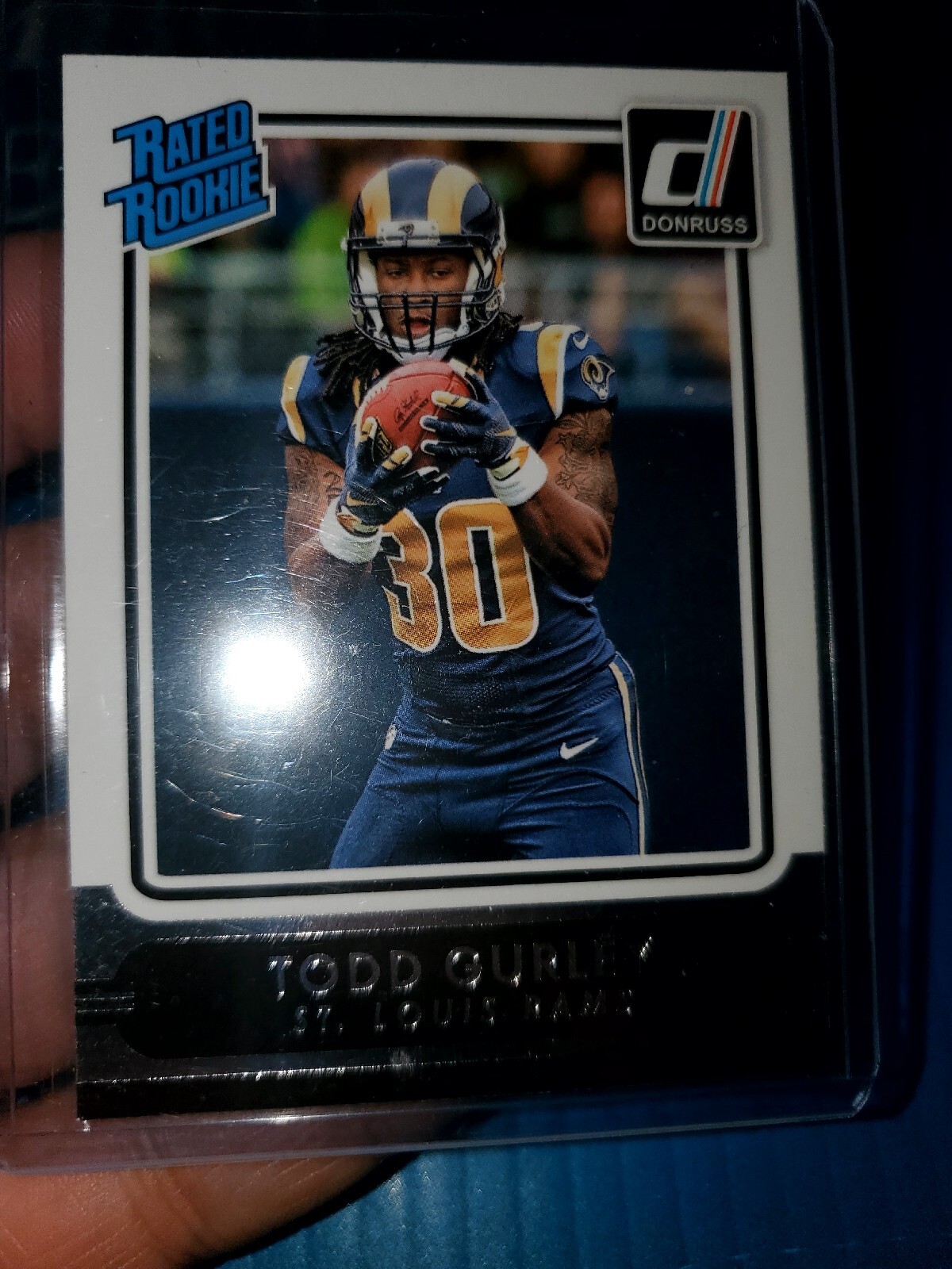 2015 Panini Donruss Rated Rookies Todd Gurley II #206 Rookie🏈🔥RARE ! FREE SHIP
