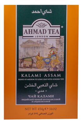 AHMAD TEA London Kalami Assam 454 Gr Schwarzertee Loser Tee Black Tea from India