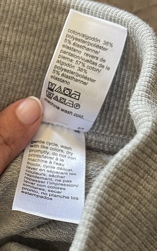 Calvin Klein Women's 2 Pack French Terry Joggers Shoreline/Gray Size S NWOT - Picture 6 of 8