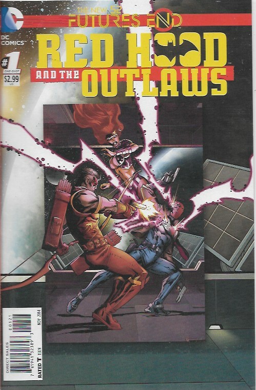 NEW 52 FUTURES END - RED HOOD AND OUTLAWS #1 2D Cover - Back Issue (S)