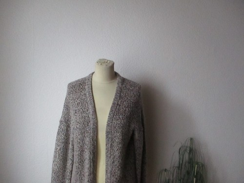 Vero Moda Damen Strickjacke Gr. M =Gr. 44 braun-weiß meliert langarm - Bild 2 von 6