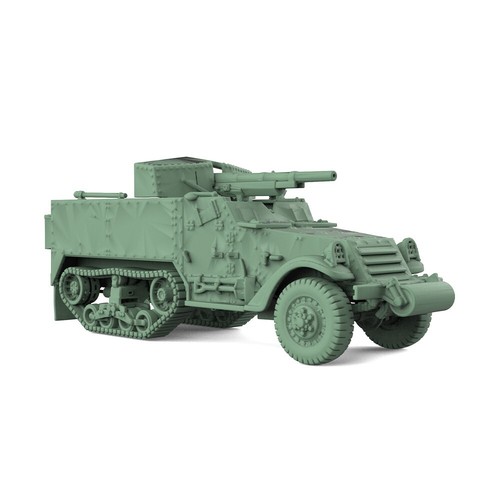 SSMODEL SS144551V2.0 1/144 Kit Modelo Militar US M3 Múltiple Pistola Motor Carro - Imagen 3 de 5