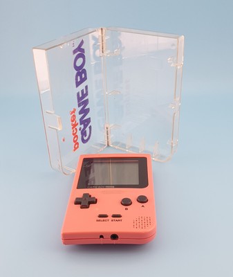 Nintendo Gameboy Pocket pink Konsole Handheld Spielkonsole Game Boy mit Case