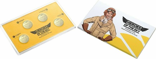 Australian 2021 RAM Mint $1 Dollar 4 Coin Set - HEROES OF THE SKY Mint Marked - Picture 3 of 6