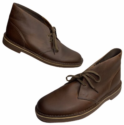 distressed leather chukka boots