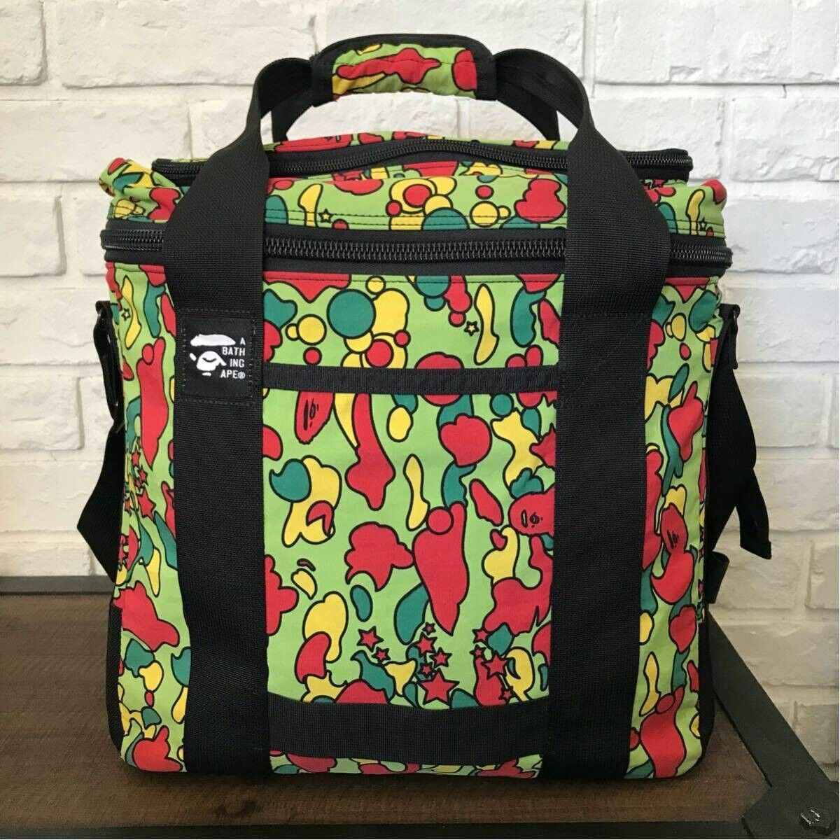 A Bathing Ape サイケカモ 7インチ用 レコードバッグ エイプ A Bathing Ape サイケカモ 7インチ用 レコードバッグ エイプ