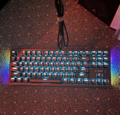 E-Yooso Z-737 Black 81 Keys RGB Mechanical Gaming Keyboard
