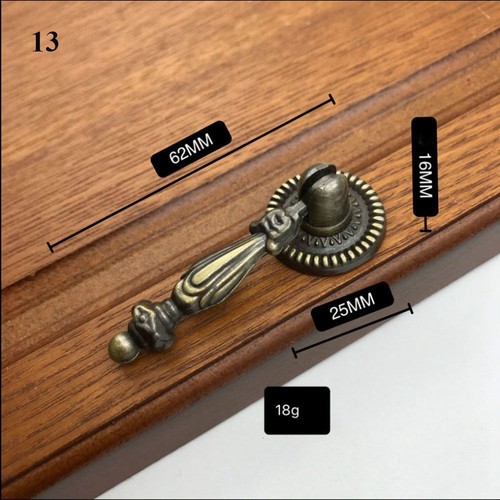 Pull Door Knobs Cabinet Cupboard Handle Antique Furniture Handles Pull Handles - Photo 7/24